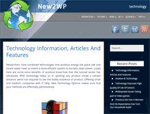 Tablet Screenshot of new2wp.com